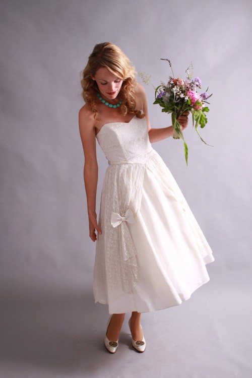 Свадебное платье в стиле tea-length