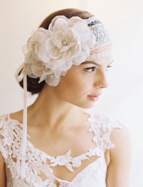 Свадебный головной убор от Erica Elizabeth Designs