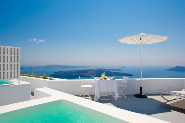 Роскошный дизайн гостиничного комплекса Grace Santorini Hotel