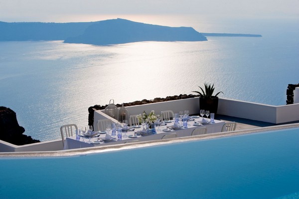 Роскошный дизайн гостиничного комплекса Grace Santorini Hotel