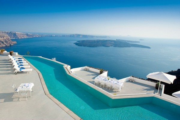 Роскошный дизайн гостиничного комплекса Grace Santorini Hotel