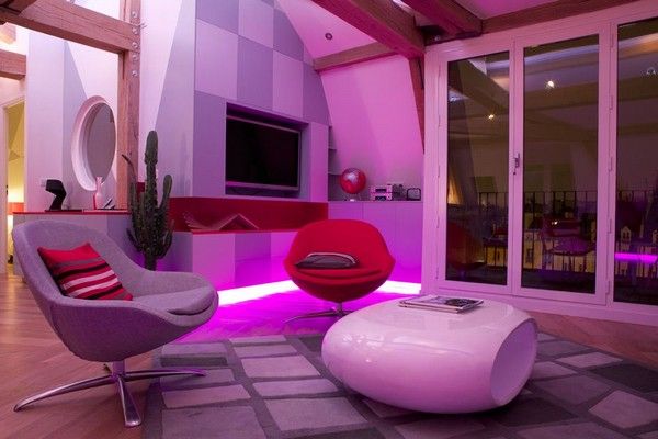 Дизайн квартиры на чердаке: эксклюзивный интерьер Le Loft des Innocents