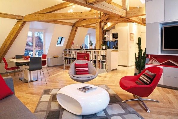 Дизайн квартиры на чердаке: эксклюзивный интерьер Le Loft des Innocents