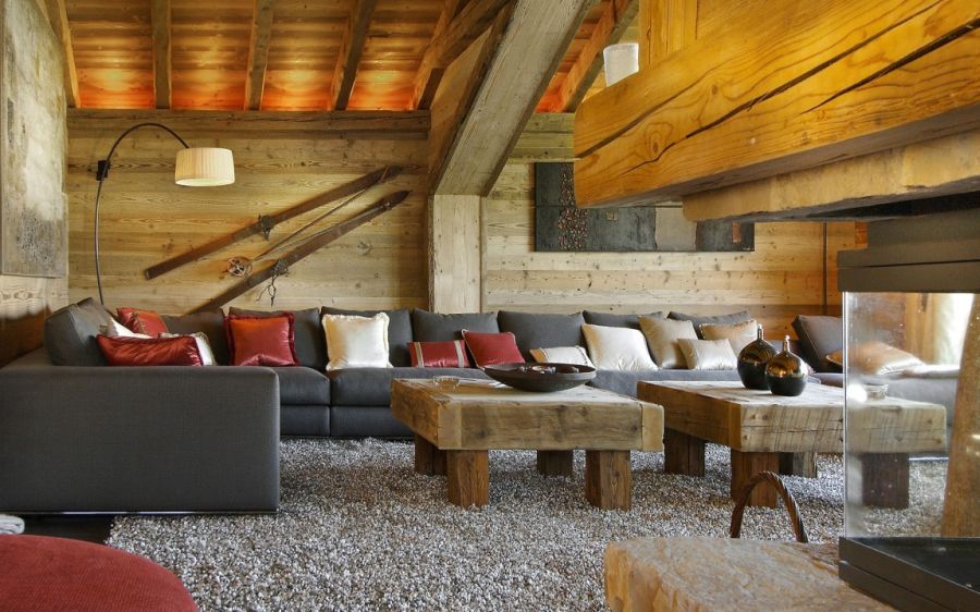 Дизайн интерьера шале Pearl Ski Lodge