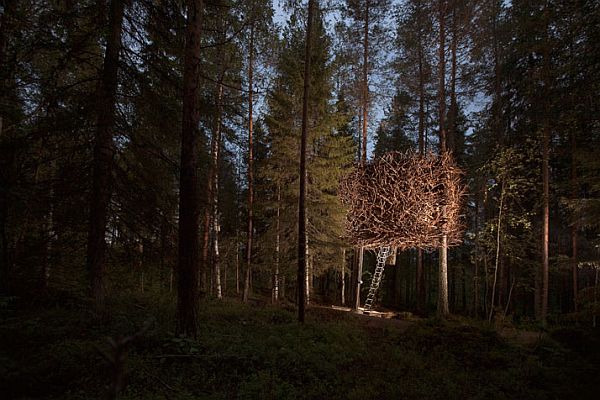 Дом - «Гнездо» современного отеля Treehouse