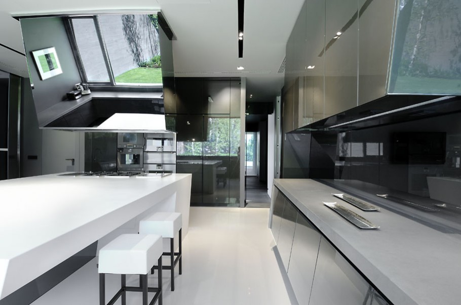 В испанской столице Мадриде разместилась очаровательная резиденция Concrete House ll на окраине города от студии A cero Architects luxury poperty in madrid by a cero architects 11 В испанской столице Мадриде разместилась очаровательная резиденция Concrete House ll на окраине города от студии A cero Architects