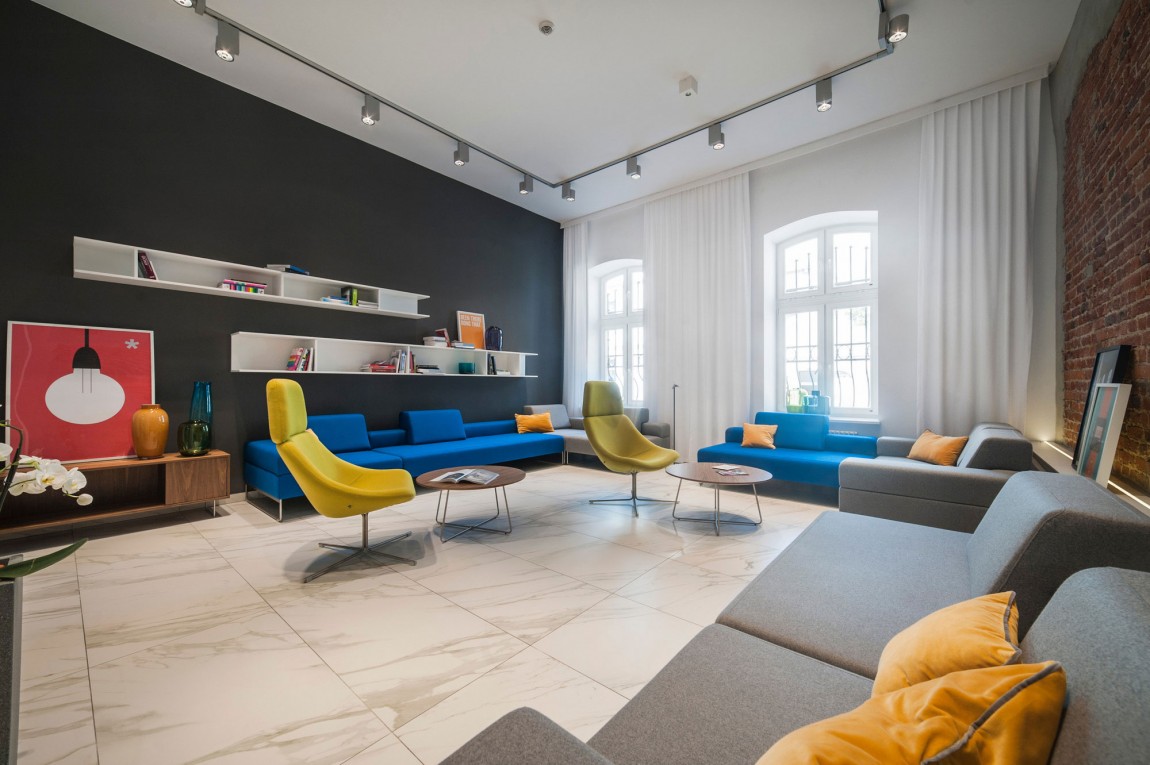 Интереьр отеля Tobaco Hotel в Польше
