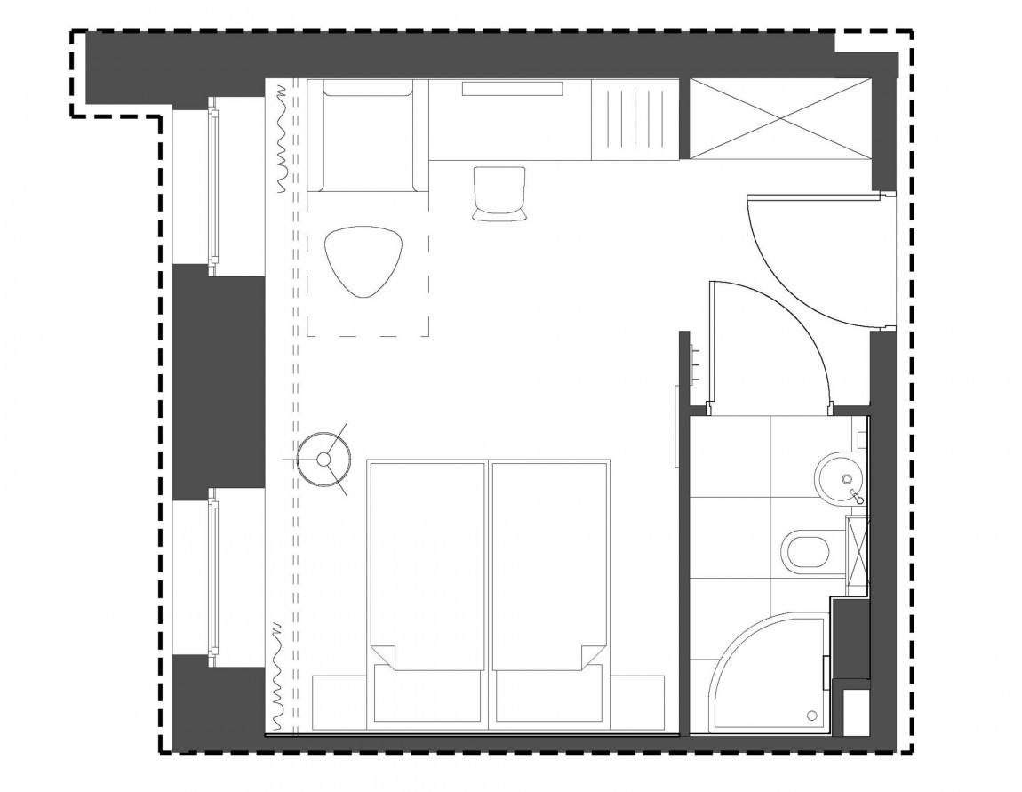 Интереьр отеля Tobaco Hotel в Польше