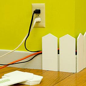 wall-white-fence-pieces-to-hide-cords-and-wires