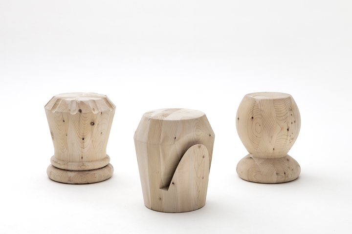 Деревянные стулья от Джорджио Бонагуро