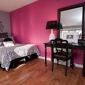 Colorful-contemporary-living-space-in-fuchsia