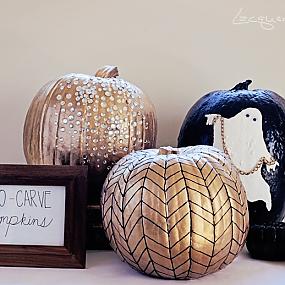 diy-inspiration-no-carve-pumpkin-round