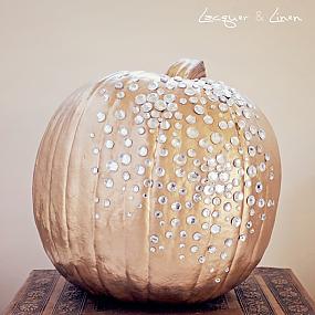 diy-inspiration-no-carve-pumpkin-round