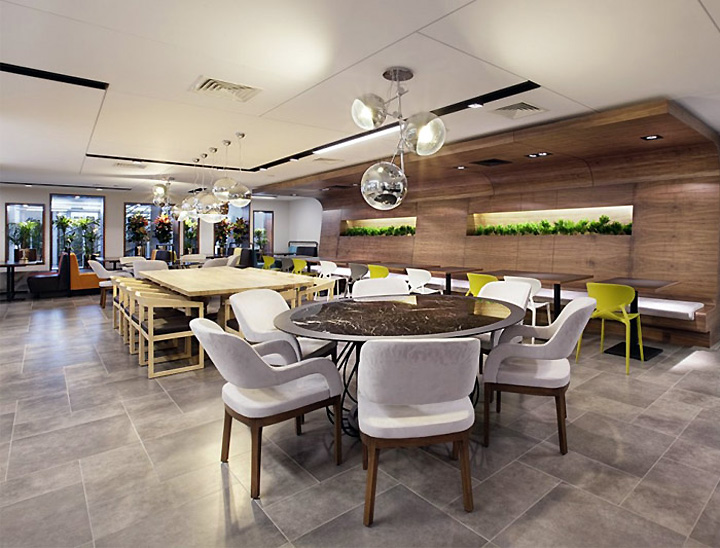Эклектичный дизайн кафе-ресторана Turkcell Maltepe Plaza