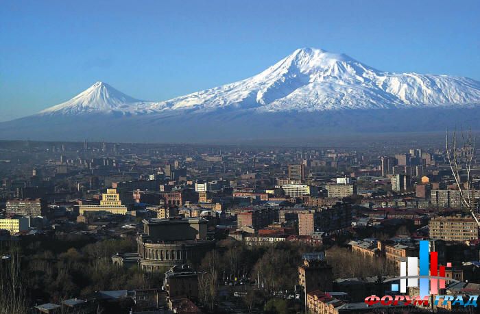 Ереван - вид на Арарат