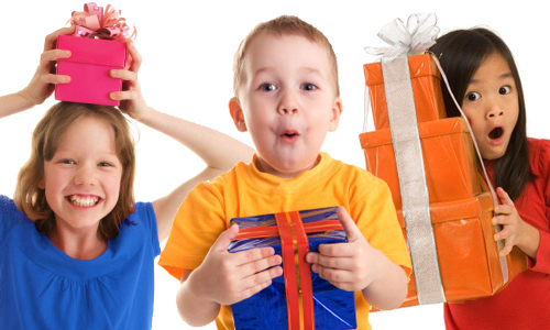 Игры и конкурсы для детских праздников Expensive_gifts