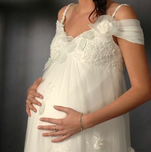 беременная невеста