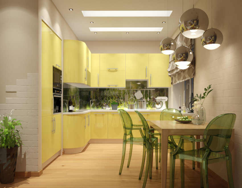 Желтая кухня