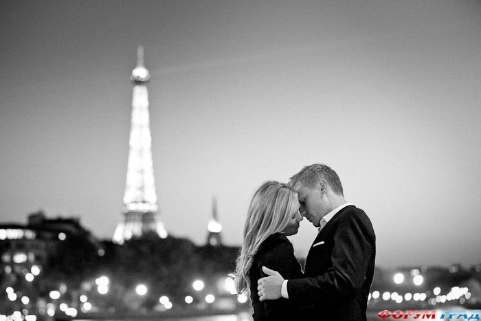 День Валентина в Париже