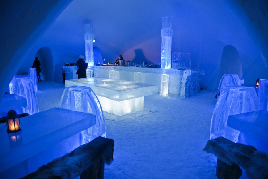 Дизайн интерьера бара The Ice Bar