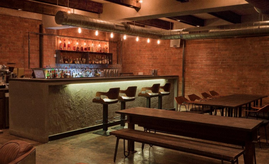 Дизайн интерьера бара Dabbous Bar