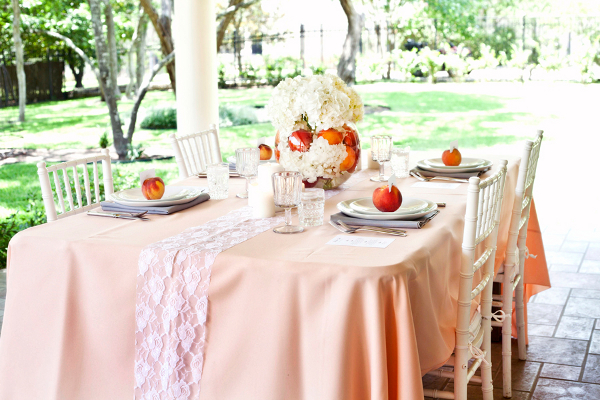 Свадьба в оттенках спелых персиков