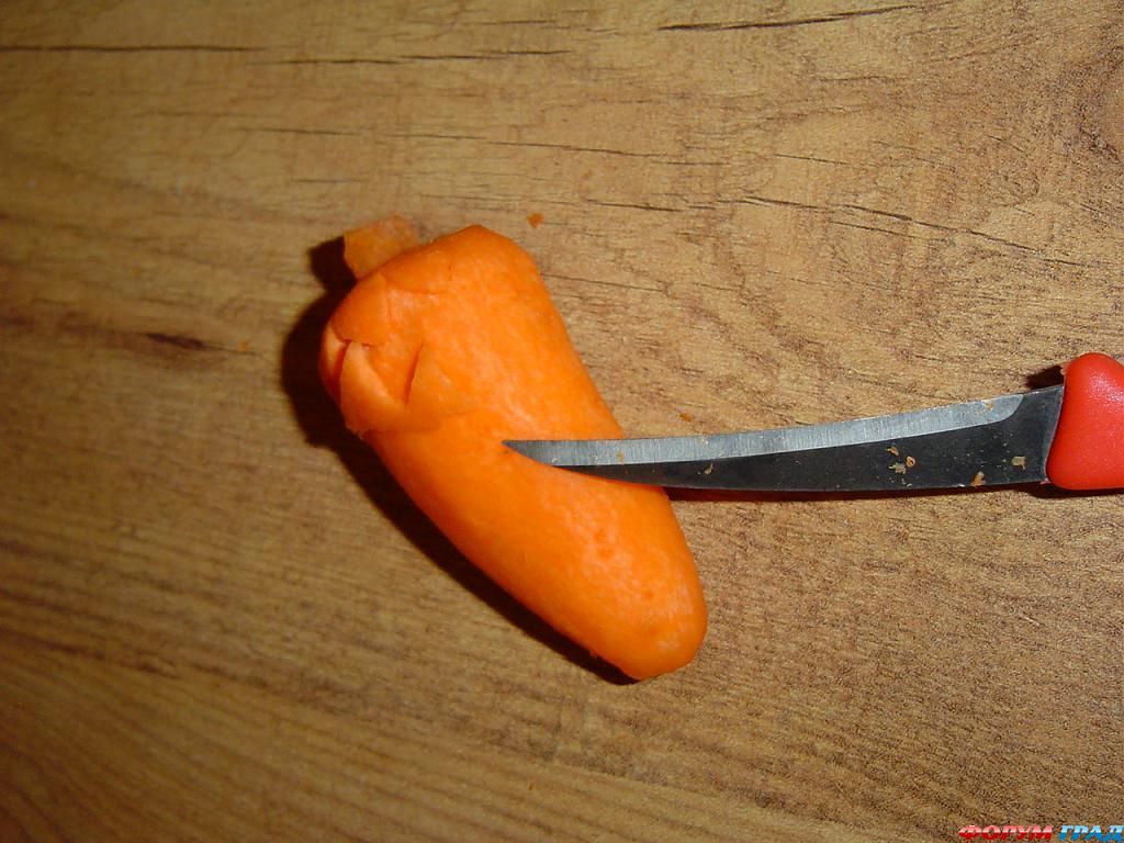 шишка из моркови