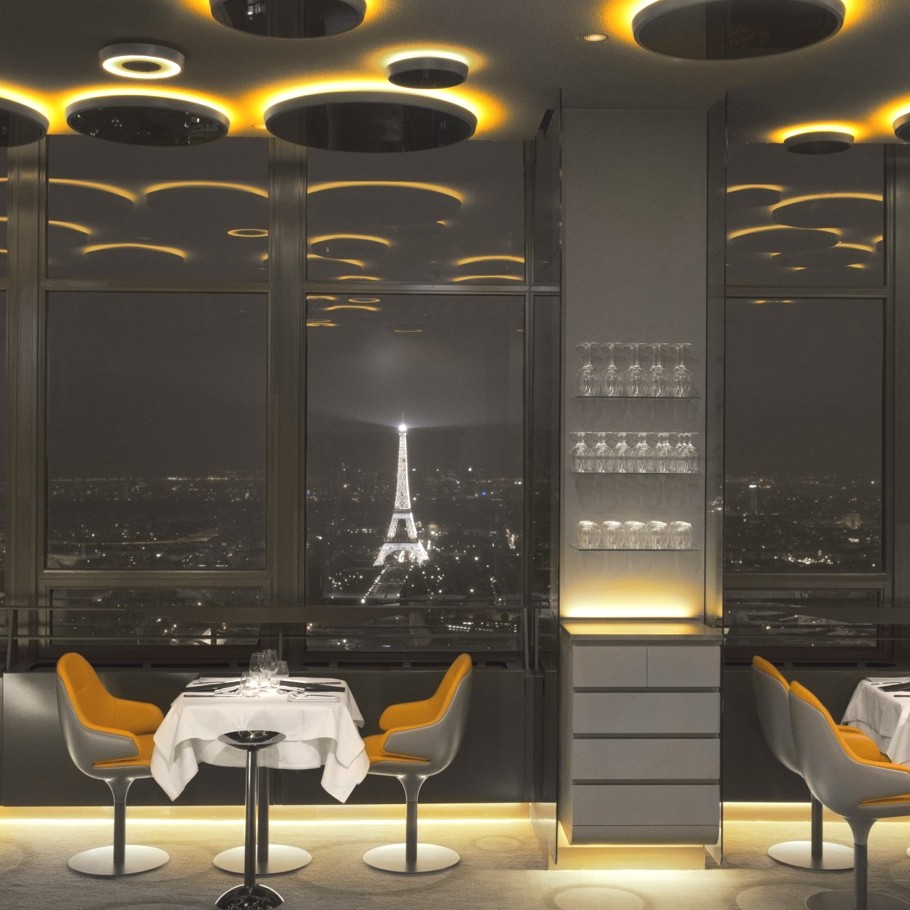 Дизайн интерьера ресторана UBER-LUXUE CIEL DE PARIS