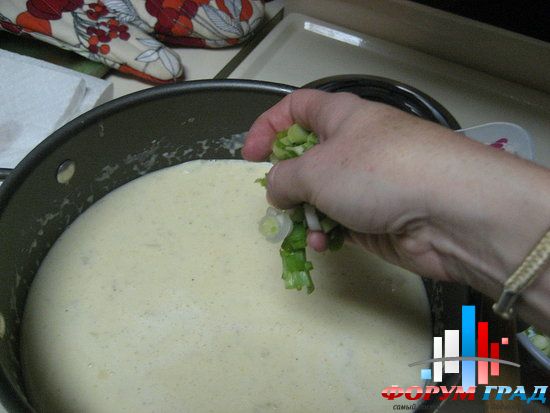 Крем-суп из запеченного картофеля