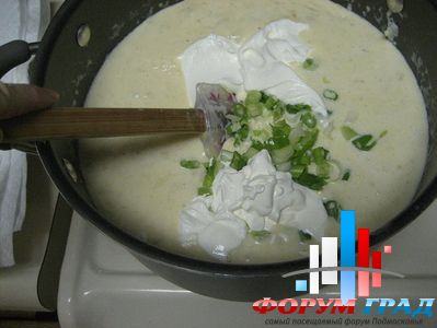 Крем-суп из запеченного картофеля