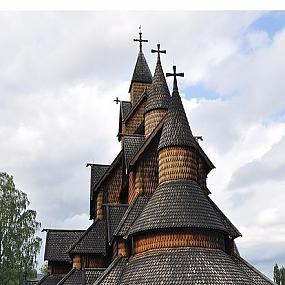церковь Borgund Лэрдала