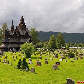 церковь Borgund Лэрдала