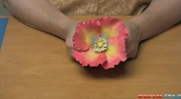 Как сделать маки из мастики фото 238