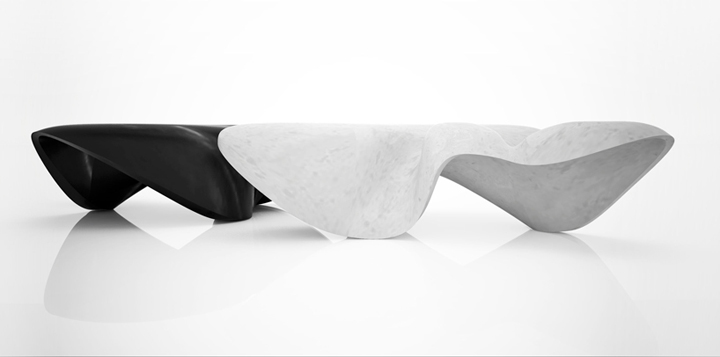 Мраморные столы от Zaha Hadid