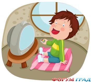 ребенок и телевизор