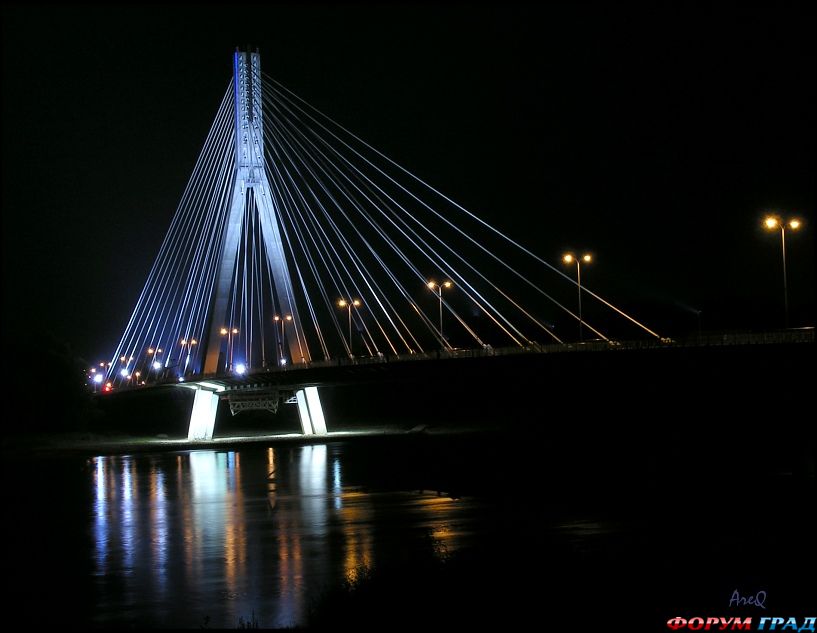 Варшава. Мост Свентокжиски