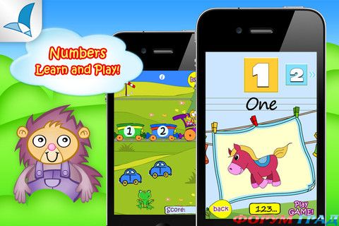 Развивающие игры для детей на  iPad