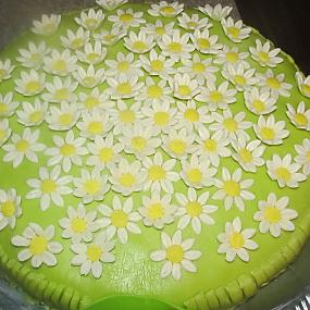 тортик с цветочками