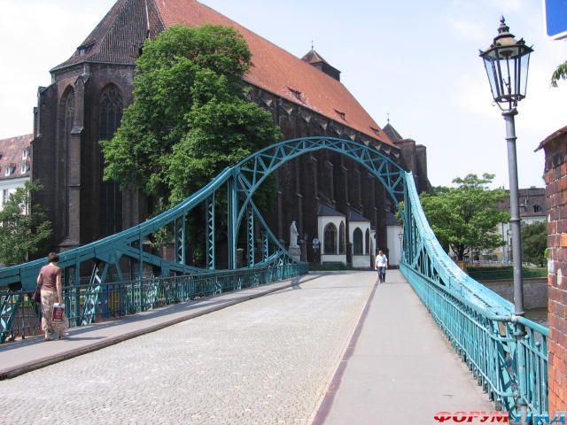 Мост любви в Польше