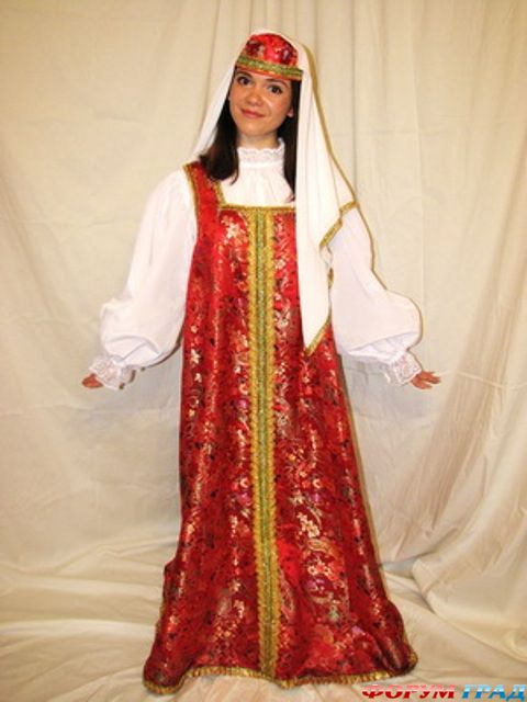 Русский народный танцевальный костюм 6
