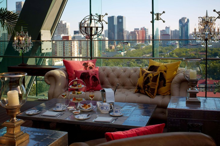 Романтический интерьер отеля Eclat в Пекине