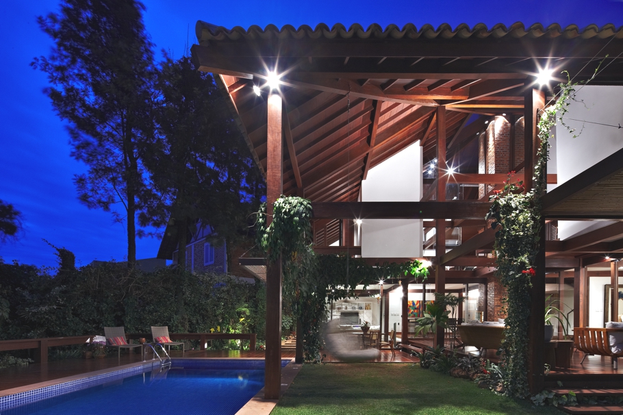 Дизайн частной резиденции 80 Garden House в Бразилии