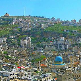 Панорама города Наблус 