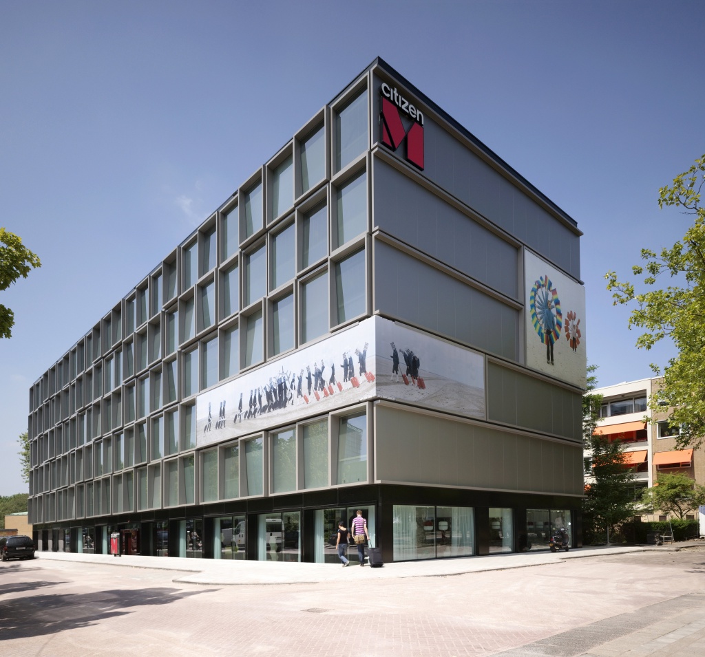 Новый СitizenM Hotel в Амстердаме по проекту Concrete Architectural Associates