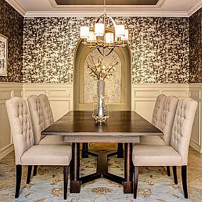 Eye-Catching Wallpapered Rooms