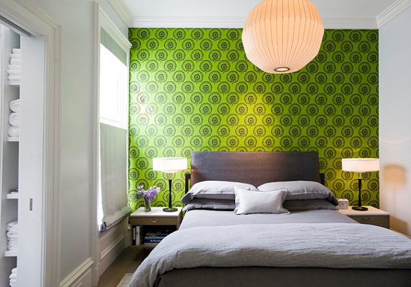 Eye-Catching Wallpapered Rooms