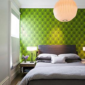 Eye-Catching Wallpapered Rooms