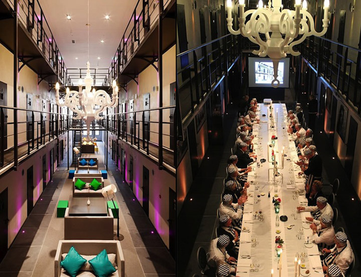 Отель Het Arresthuis Hotel, преобразованный из тюремного здания, Roermond, Netherlands