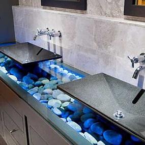 Natural Stone Pebbles in Interior Design