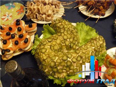 Салаты из консервированной рыбы. Салаты из консервированной рыбы.